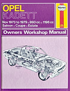 Livre : Opel Kadett C (Nov 1973 - 1979) - Haynes Service and Repair Manual