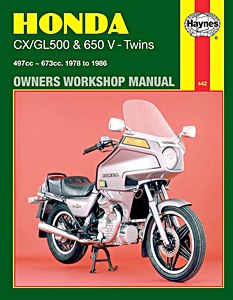 Livre : Honda CX 500, CX 650 / GL 500, GL 650 - V-Twins 497 cc, 673 cc (1978-1986) - Haynes Owners Workshop Manual