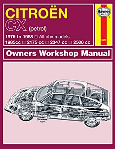 Livre : Citroën CX Petrol - All ohv models (1975-1988) - Haynes Service and Repair Manual