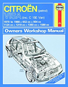 Livre : Citroën Visa - Petrol (1979-1988) - Haynes Service and Repair Manual