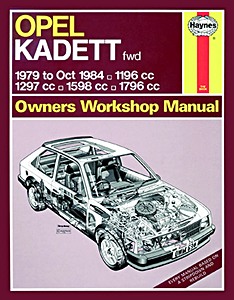 Livre: Opel Kadett D - Petrol (1979 - Oct 1984) - Haynes Service and Repair Manual