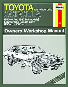 Book: Toyota Corolla-rear wheel drive (1980-1985)