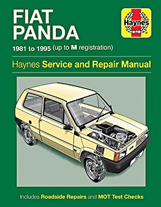 Livre : Fiat Panda (1981-1995) - Haynes Service and Repair Manual