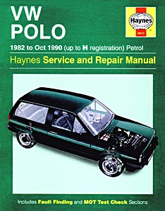 Livre : VW Polo - Petrol (1982 - Oct 1990) - Haynes Service and Repair Manual