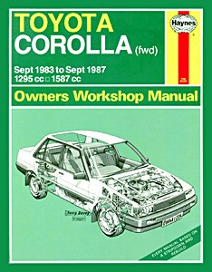 Boek: Toyota Corolla fwd (Sept 1983 - Sept 1987) - Haynes Service and Repair Manual