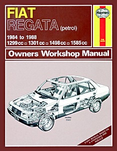 Boek: Fiat Regata - Petrol (1984-1988) - Haynes Service and Repair Manual