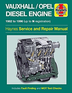Livre : Vauxhall / Opel Astra 1.5 - 1.6 - 1.7 litre Diesel Engine (1982-1996) - Haynes Service and Repair Manual