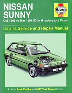 Livre : Nissan Sunny Petrol (10/86-3/91)