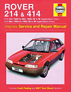 Book: Rover 214 (89-96) & 414 (90-95)