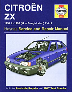 Livre : Citroën ZX - Petrol (1991-1998) - Haynes Service and Repair Manual