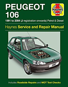 Livre : Peugeot 106 - Petrol & Diesel (1991-2004) - Haynes Service and Repair Manual