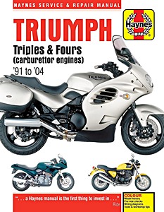 Livre: [HP] Triumph Triples & Fours carb. (1991-2004)