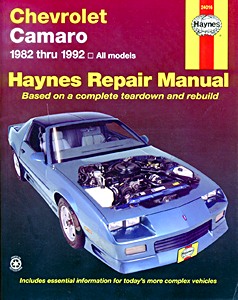 Livre : Chevrolet Camaro (1982-1992) - Haynes Repair Manual