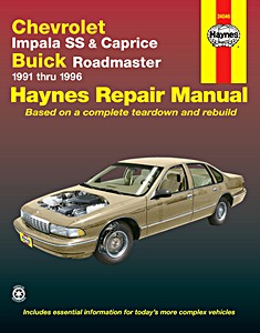 Livre: Chev Impala SS, Caprice / Buick Roadmast (91-96)