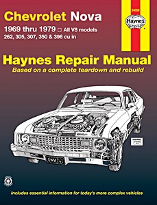 Livre : Chevrolet Nova - All V8 Models (1969-1979) - Haynes Repair Manual