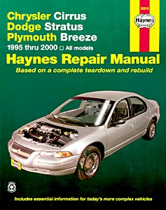 Livre : Chrysler Cirrus / Dodge Stratus / Plymouth Breeze (1995-2000) - Haynes Repair Manual