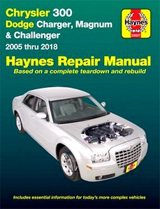 Buch: Chrysler 300 (2005-2018) / Dodge Charger (2006-2018), Magnum (2005-2008), Challenger (2008-2018) - Haynes Repair Manual