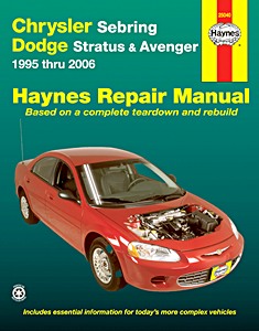 Livre : Chrysler Sebring (1995-2006) / Dodge Stratus (2001-2005) & Avenger (1995-2000) - Haynes Repair Manual