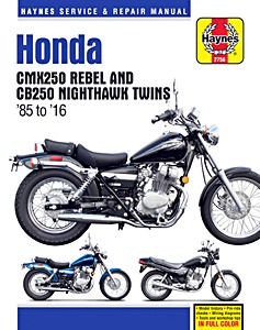 Livre : Honda CMX 250 Rebel & CB 250 Nighthawk Twins (1985-2016) - Haynes Service & Repair Manual