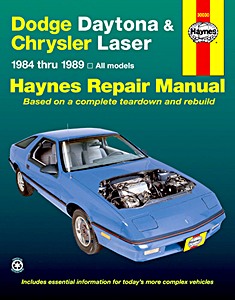 Livre : Dodge Daytona / Chrysler Laser - All models (1984-1989) - Haynes Repair Manual