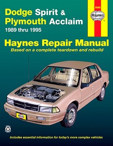 Książka: Dodge Spirit / Plymouth Acclaim (1989-1995) - Haynes Repair Manual