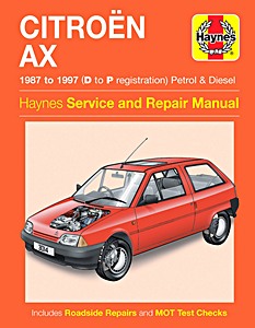 Livre : Citroën AX - Petrol & Diesel (1987-1997) - Haynes Service and Repair Manual
