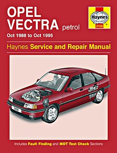 Livre : Opel Vectra - Petrol (Oct 1988 - Oct 1995) - Haynes Service and Repair Manual