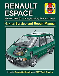 Livre : Renault Espace - Petrol & Diesel (1985-1996) - Haynes Service and Repair Manual