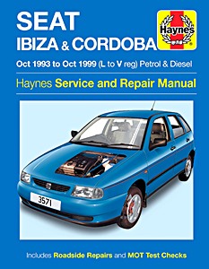 Livre : Seat Ibiza & Cordoba - Petrol & Diesel (Oct 1993 - Oct 1999) - Haynes Service and Repair Manual