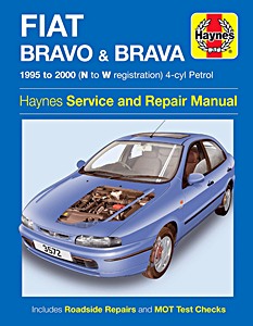 Livre : Fiat Bravo & Brava - 4-cyl Petrol (1995-2000) - Haynes Service and Repair Manual
