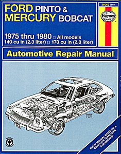 Livre : Ford Pinto / Mercury Bobcat (1975-1980) - Haynes Repair Manual