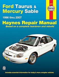 Livre : Ford Taurus / Mercury Sable (1996-2007) - Haynes Repair Manual