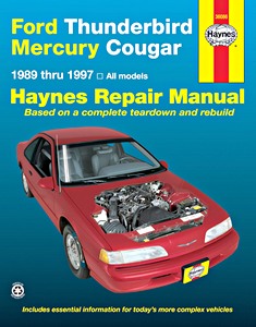 Book: Ford Thunderbird / Mercury Cougar - All models (1989-1997) - Haynes Repair Manual