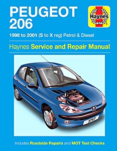 Livre : Peugeot 206 - Petrol & Diesel (1998-2001) - Haynes Service and Repair Manual