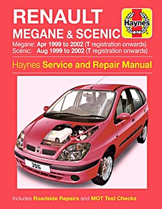 Livre : Renault Mégane (Apr 1999 - 2002) / Scénic (Aug 1999 - 2002) - Petrol & Diesel - Haynes Service and Repair Manual