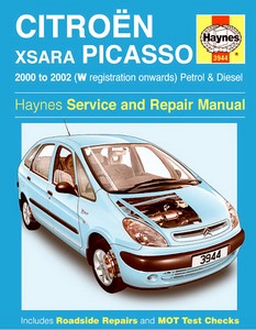 Livre : Citroën Xsara Picasso - Petrol & Diesel (2000-2002) - Haynes Service and Repair Manual