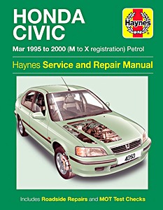 Livre : Honda Civic - Petrol (Mar 1995 - 2000) - Haynes Service and Repair Manual