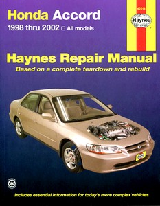 Livre: Honda Accord (1998-2002) (USA) - Haynes Repair Manual