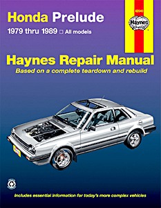 Livre : Honda Prelude CVCC (1979-1989) (USA) - Haynes Repair Manual