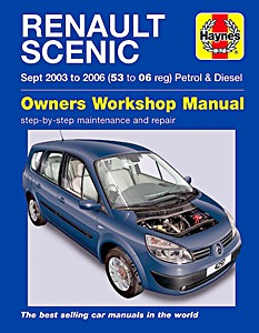 Boek: Renault Scenic - Petrol & Diesel (Sept 2003 - 2006) - Haynes Service and Repair Manual