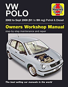 Book: VW Polo - Petrol & Diesel (Feb 2002 - Sept 2009) - Haynes Service and Repair Manual