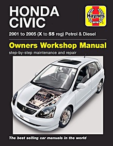 Livre : Honda Civic - Petrol & Diesel (2001-2005) - Haynes Service and Repair Manual