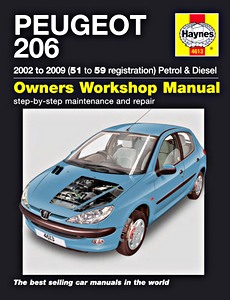 Livre : Peugeot 206 - Petrol & Diesel (2002-2009) - Haynes Service and Repair Manual