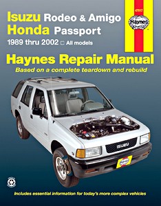 Livre : Isuzu Rodeo & Amigo / Honda Passport (1989-2002) - Gasoline models (USA) - Haynes Repair Manual