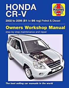 Livre : Honda CR-V - Petrol & Diesel (2002-2006) - Haynes Service and Repair Manual