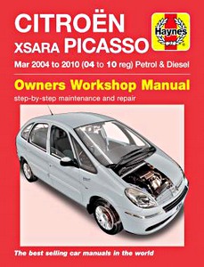 Livre : Citroën Xsara Picasso - Petrol & Diesel (Mar 2004 - 2010) - Haynes Service and Repair Manual