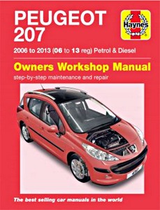Livre : Peugeot 207 - Petrol & Diesel (2006 - 2013) - Haynes Service and Repair Manual