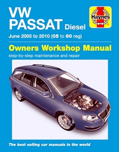Livre : VW Passat - Diesel (6/2005-2010) - Haynes Service and Repair Manual