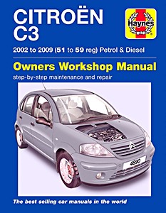 Livre : Citroën C3 - Petrol & Diesel (2002-2009) - Haynes Service and Repair Manual