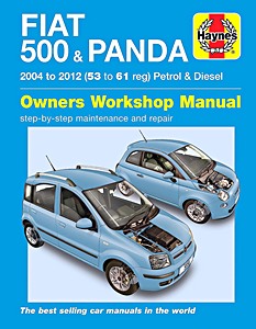 Livre : Fiat 500 & Panda - Petrol & Diesel (2004-2012) - Haynes Service and Repair Manual
